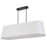 4 Light Horiz Pendant, Mb W/ Wh Shade | PIT-484HP-MB