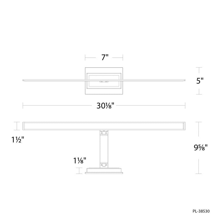 Diver Picture Light | PL-38530-35-BK