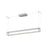 Plaza 48-in White Led Linear Pendant | LP45548-WH-UNV