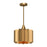 Alora Plisse 12-in Aged Gold 1 Light Pendant