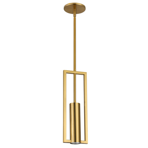 1lt Halogen Pendant, Aged Brass | PLN-151P-AGB