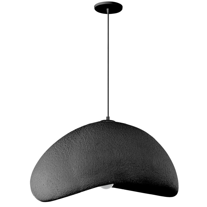 1 Light Pendant In Matte Black | PLR-231P-MB