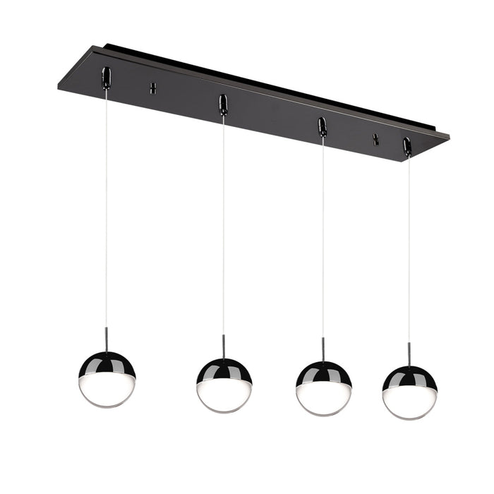 Pluto 25-in Black Chrome 3-light Multi Pendant | MP402801BC-04