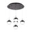 Pluto 14-in Black Chrome 5-light Multi Pendant | MP402801BC-05