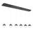 Pluto 42-in Black Chrome 6-light Multi Pendant | MP402801BC-06