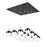 Pluto 20-in Black Chrome 16-light Multi Pendant | MP402801BC-16