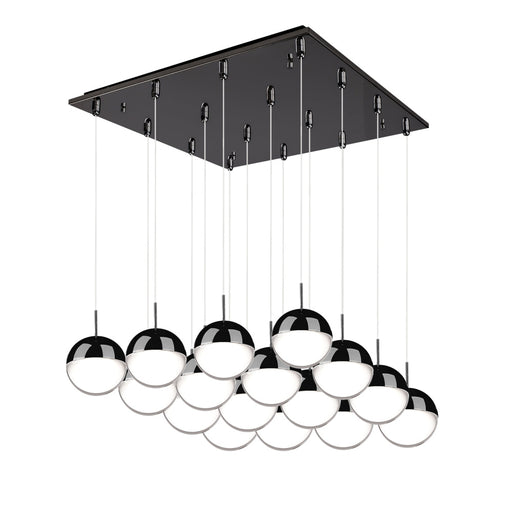 Pluto 20-in Black Chrome 16-light Multi Pendant | MP402801BC-16