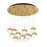 Pluto 24-in Brushed Gold 13-light Multi Pendant | MP402801BG-13