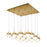 Pluto 20-in Brushed Gold 16-light Multi Pendant | MP402801BG-16