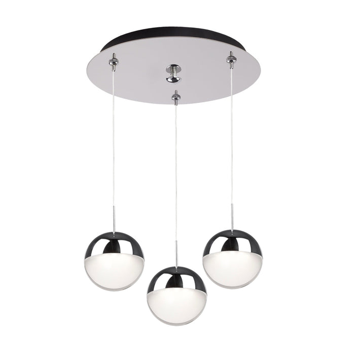 Pluto 12-in Chrome 3-light Multi Pendant | MP402801CH-03