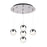 Pluto 14-in Chrome 5-light Multi Pendant | MP402801CH-05