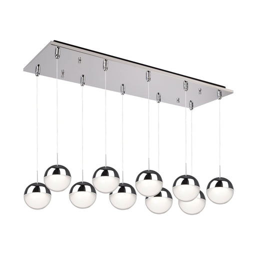 Pluto 27-in Chrome 10-light Multi Pendant | MP402801CH-10