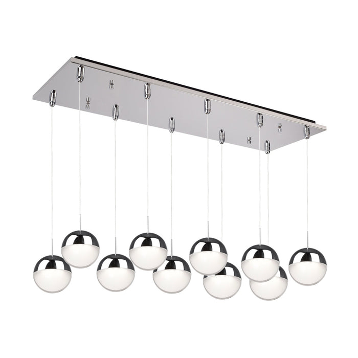 Pluto 27-in Chrome 10-light Multi Pendant | MP402801CH-10