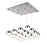 Pluto 20-in Chrome 16-light Multi Pendant | MP402801CH-16