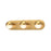 Kuzco Lighting Inc Pluto 21-in Brushed Gold LED Vanity (2700K)
