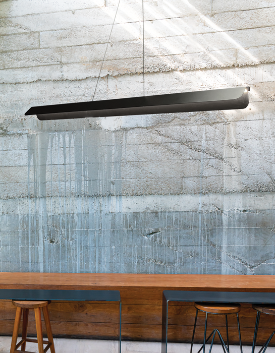 30w Pendant, Mb W/ Metal Shade | PML-4830LEDHP-MB