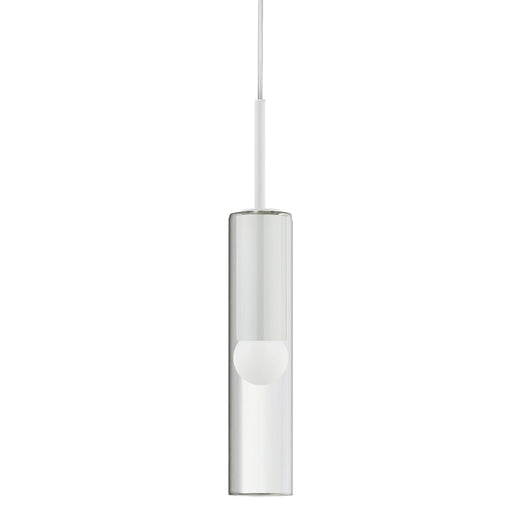 Dainolite 1 Light Incandescent Pendant, MW w/ CLR Glass