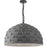 1lt Incandescent Pendant, Mb W/ Gry Felt Shade | PRA-241P-MB-500