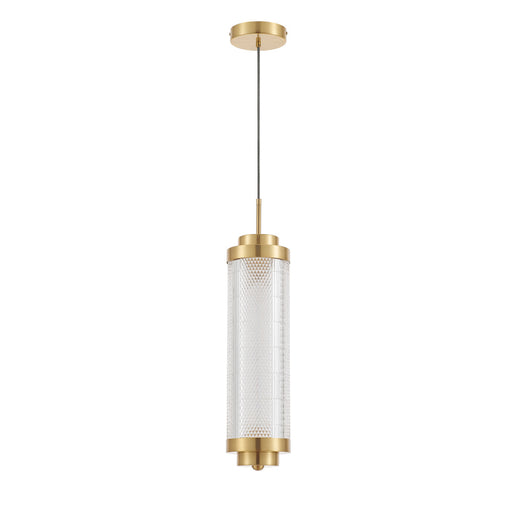 16w Pendant, Agb W/ Clr Acrylic Diffuser | PRI-1916LEDP-AGB