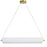 36w Horiz Pendant, Agb With Clr Acrylic Diffuser | PRI-4236LEDHP-AGB