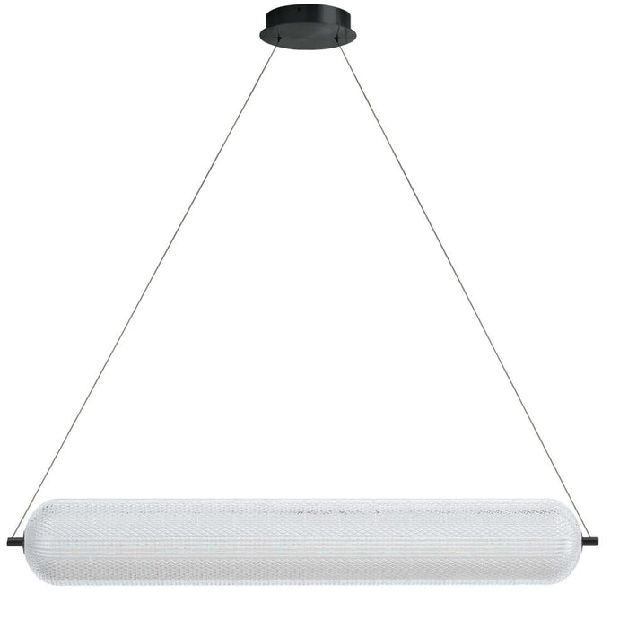 36w Horiz Pendant, Mb With Clr Acrylic Diffuser | PRI-4236LEDHP-MB