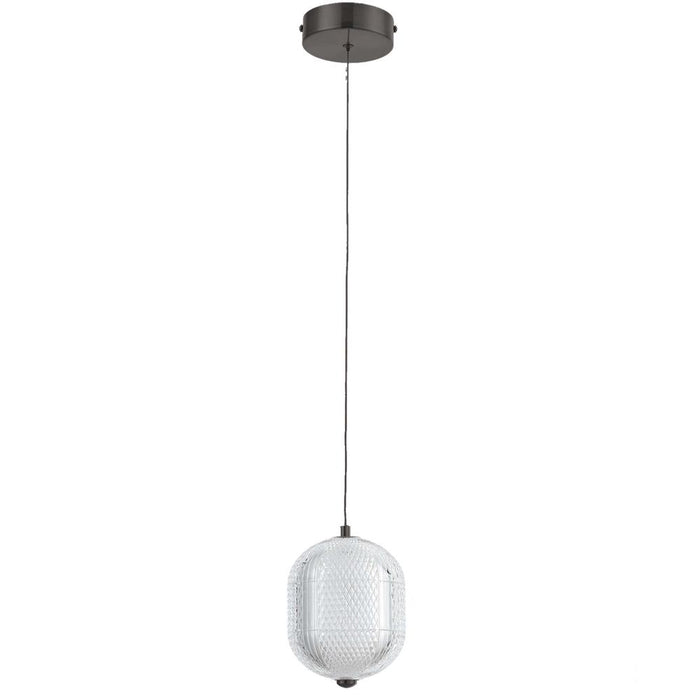 8.5w Pendant, Mb With Clr Acrylic Diffuser | PRI-67LEDP-MB