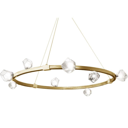 12 Light  Halogen Chandelier, Agb W/ Clear Gls | PRN-4212C-AGB