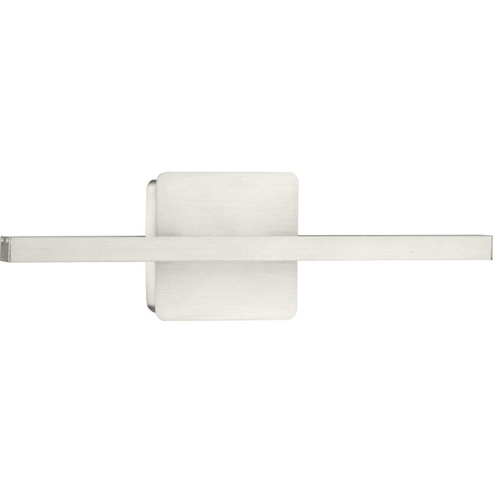 Progress Phase 5 Collection 16 in. Brushed Nickel Slim Modern 3CCT Integrated LED Linear Vanity Light