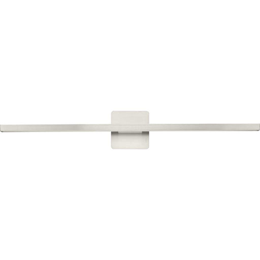 Progress Phase 5 Collection 32 in. Brushed Nickel Slim Modern 3CCT Integrated LED Linear Vanity Light