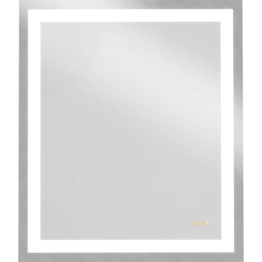 Progress Captarent Collection 36 in. x 42 in. Rectangular Illuminated Integrated LED White Color