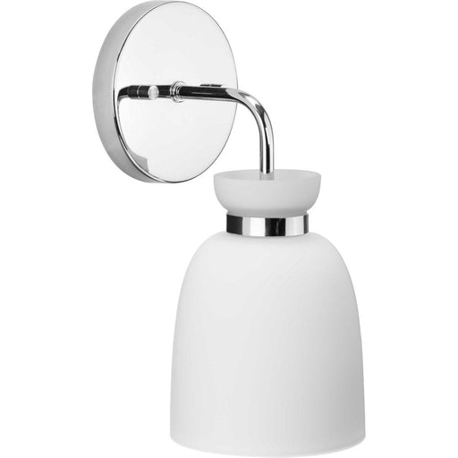 Progress Lexie Collection One-Light Polished Chrome Contemporary Vanity Light