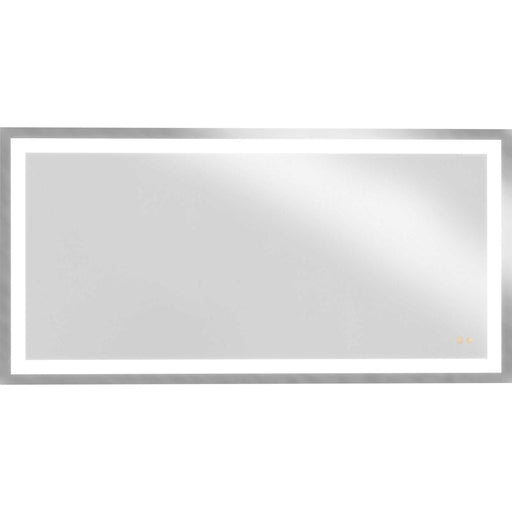 Progress Captarent Collection 72in. x 36 in. Rectangular Illuminated Integrated LED White Color