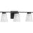 Progress Tanner Collection Three-Light Matte Black Transitional Vanity Light