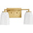 Spenser Collection Two-light Brushed Gold Industrial Vanity Light | P300504-191