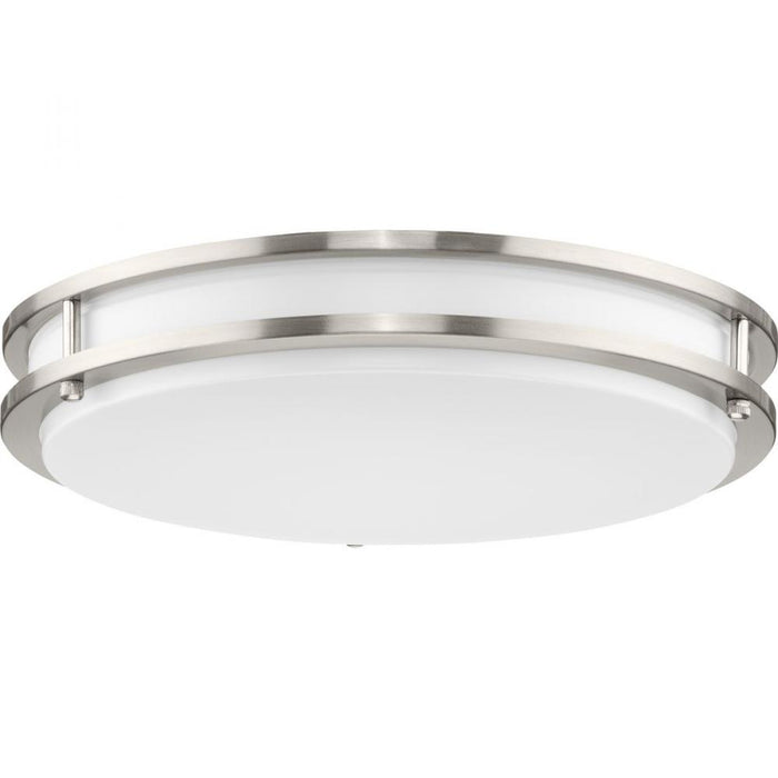 Progress Abide Collection 5-CCT Integrated LED Brushed Nickel Contemporary 14" Medium Flush Mount Light