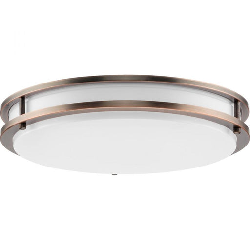 Progress Abide Collection 5-CCT Integrated LED Urban Bronze Contemporary 14" Medium Flush Mount Light