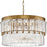 Progress Chevall Collection Six-Light Gold Ombre Modern Organic Chandelier