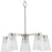 Progress Tanner Collection Five-Light Brushed Nickel Transitional Chandelier