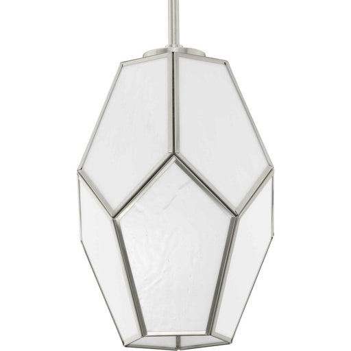 Progress Latham Collection One-Light Brushed Nickel Contemporary Pendant