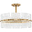 Progress Seville Collection Four-Light Soft Gold Contemporary Pendant