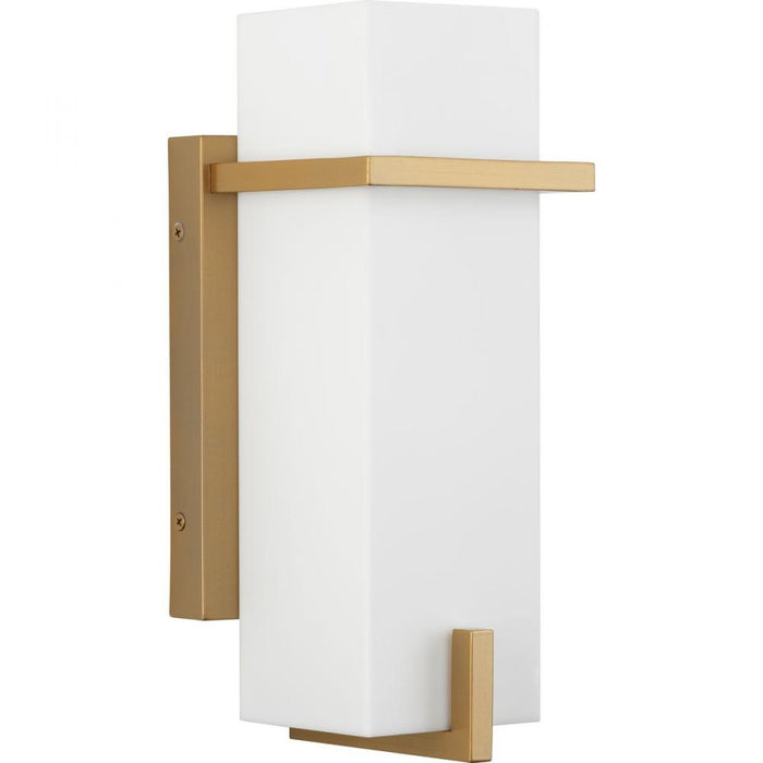 Progress Antrim Collection One-Light Soft Gold Modern Small Outdoor Wall Lantern