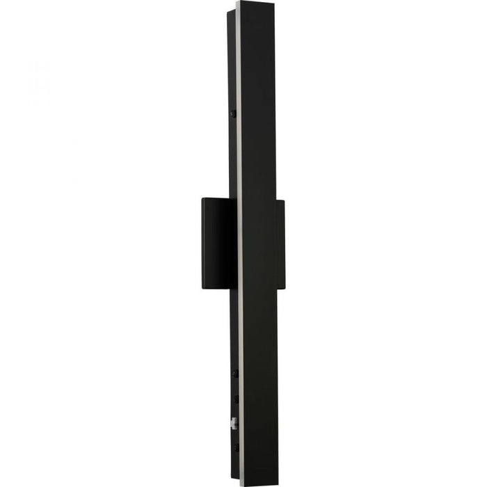 Progress Z-2040 Collection LED Matte Black Contemporary Medium Outdoor Wall Light