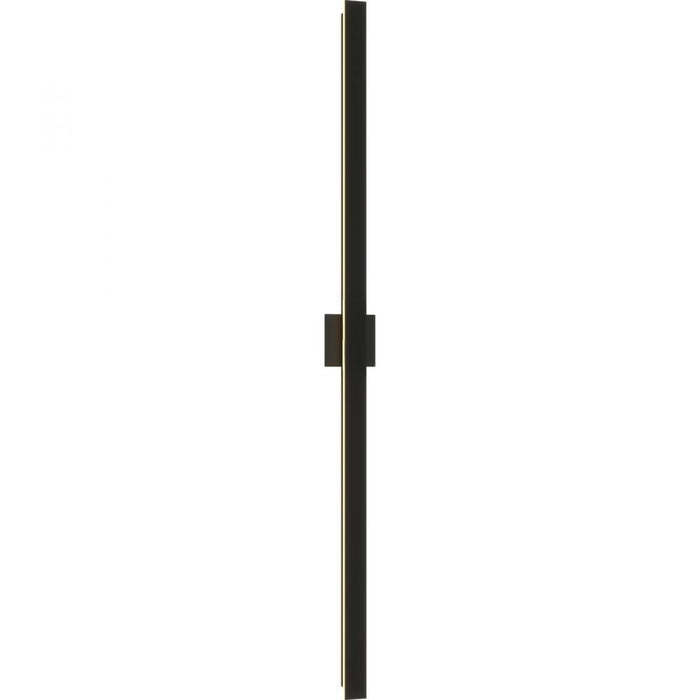 Progress Z-2040 Collection LED Matte Black Contemporary Extra Large Outdoor Wall Light