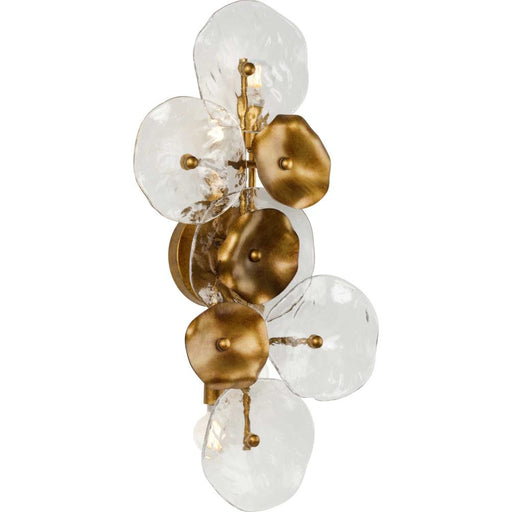 Progress Loretta Collection Four-Light Gold Ombre Transitional Wall Sconce