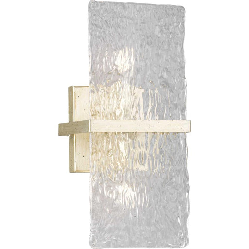 Progress Chevall Collection Two-Light Gilded Silver Modern Organic Wall Sconce