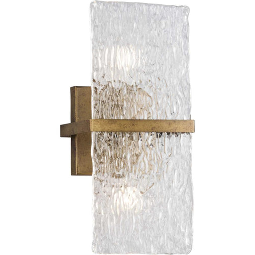 Progress Chevall Collection Two-Light Gold Ombre Modern Organic Wall Sconce
