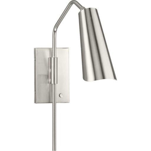 Progress Cornett Collection One-Light Brushed Nickel Contemporary Wall Sconce