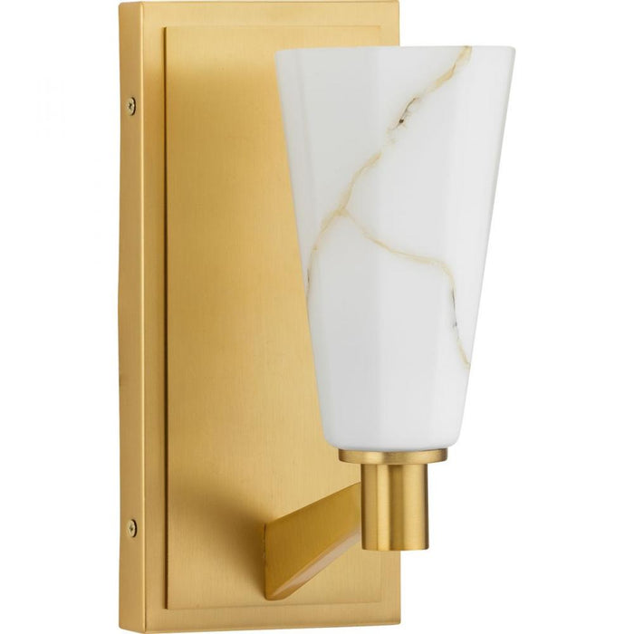 Progress Tosca Collection One-Light Brushed Bronze Modern Luxe Wall Bracket