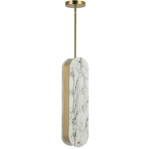1lt Pendant, Agb W/ Faux Alabaster Glass | PSC-201P-AGB