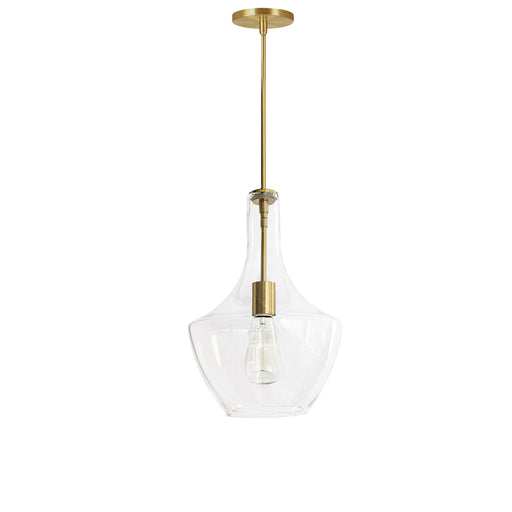 1lt Incandescent Pendant, Agb W/ Clr Glass | PTL-101P-AGB